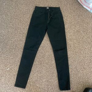 Bdg skinny jeans with two rips